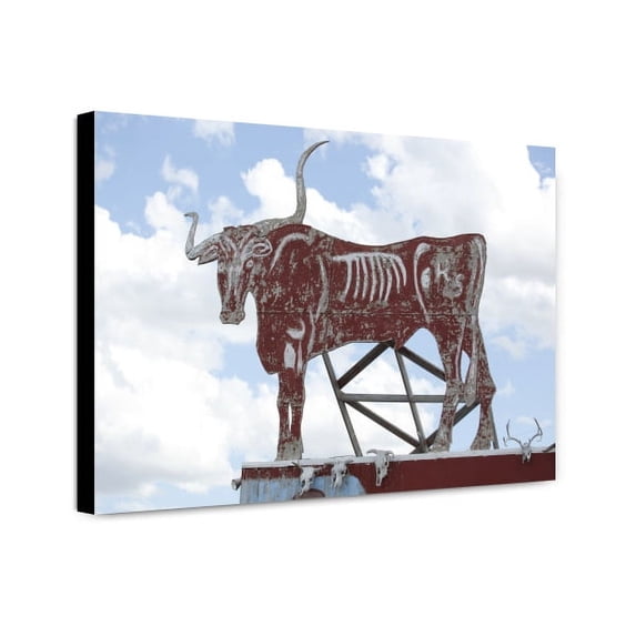 Canvas Print: Stock Yards Sign, South Dakota, 2009