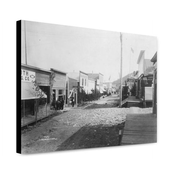 Canvas Print: Street In Ruby, 1916