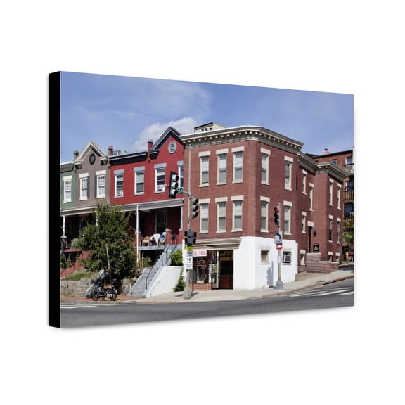 Canvas Print: Street Scene, Corner Of 13th St. And Florida Ave., NW, Washington