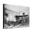 thumbnail image 1 of Canvas Print: Students Reading In Library At Georgetown Visitation Preparatory, 1 of 3