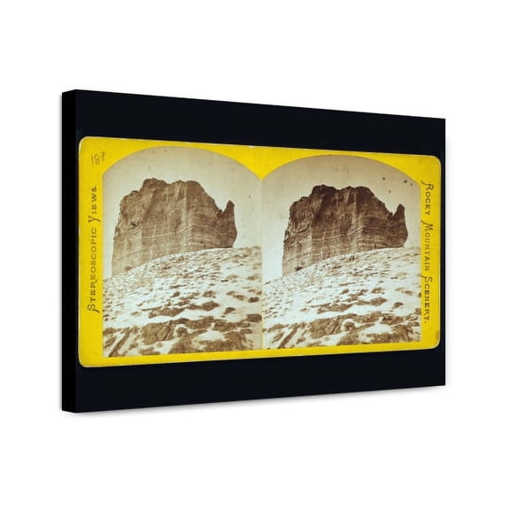 Canvas Print: Teapot Rock, Green River, circa 1868