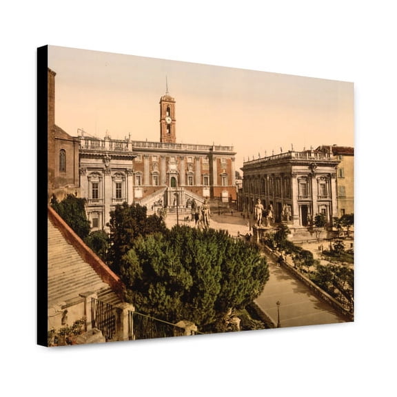 Canvas Print: The Capitoline, Rome, Italy, circa 1890