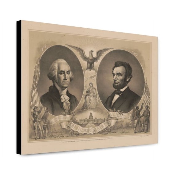 Canvas Print: The Champions Of Liberty, 1865