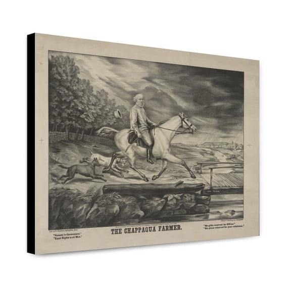 Canvas Print: The Chappaqua Farmer, 1872