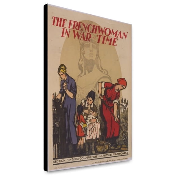 Canvas Print: The Frenchwoman In War-Time, 1917
