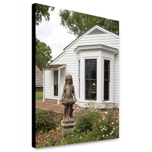 Canvas Print: The Grounds And Interiors Of Ivy Green, The House Where Helen