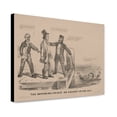 thumbnail image 1 of Canvas Print: The Impending Crisis--Or Caught In The Act, 1860, 1 of 3