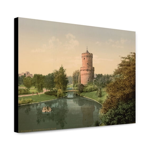 Canvas Print: The Kronenbourg Park, Nymegen (I.E. Kronenburg Park, Nijmegen)