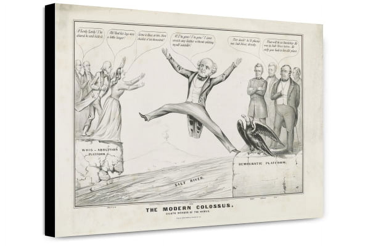 Canvas Print: The Modern Colossus. Eighth Wonder Of The World, 1848 ...