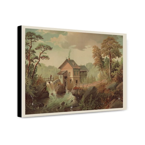 Canvas Print: The Mountain Stream, 1882