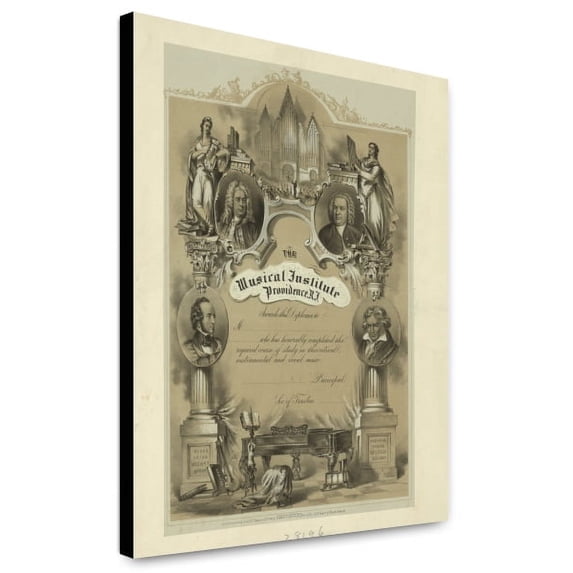 Canvas Print: The Musical Institute, Providence, Rhode Island, Awards This