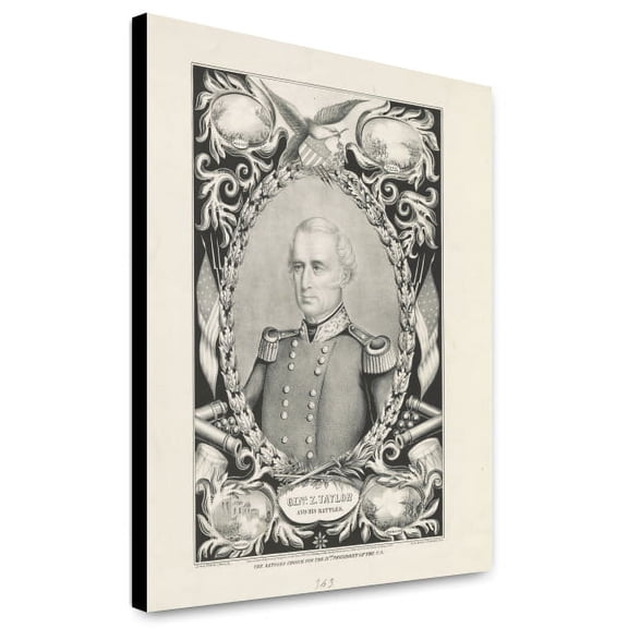 Canvas Print: The Nation's Choice For The 12th President Of The U.S. Genl. Z