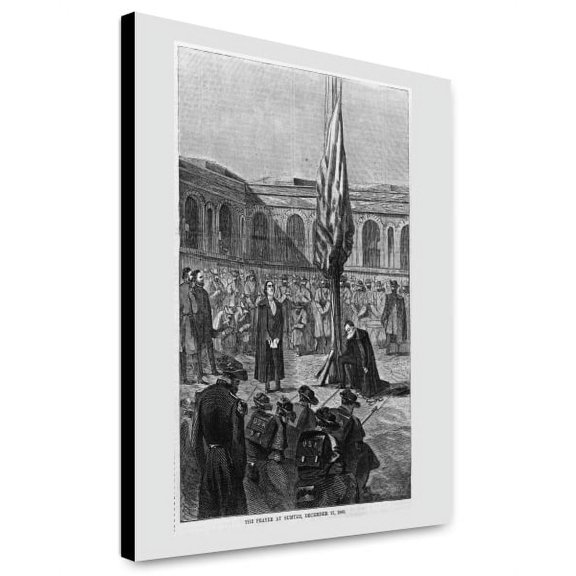 Canvas Print: The Prayer At Sumter, December 27, 1860
