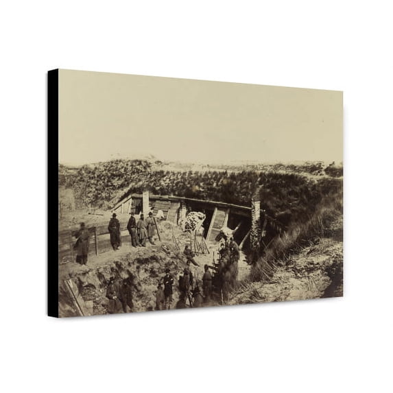 Canvas Print: The Pulpit, Fort Fisher, North Carolina, circa 1865