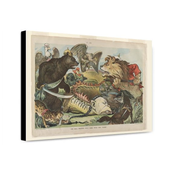 Canvas Print: The Real Trouble Will Come With The Wake, 1900
