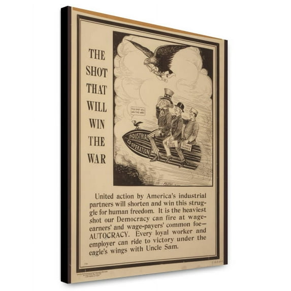 Canvas Print: The Shot That Will Win The War, 1917