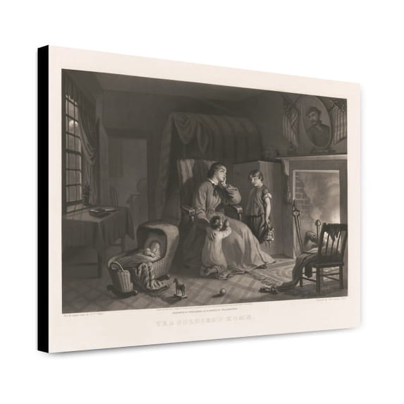 Canvas Print: The Soldier's Home