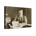 thumbnail image 1 of Canvas Print: Theodore Roosevelt, Seated At Desk, Reading, 1906, 1 of 3