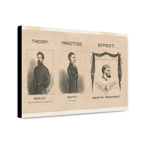 Canvas Print: Theory. Practice. Effect, 1865