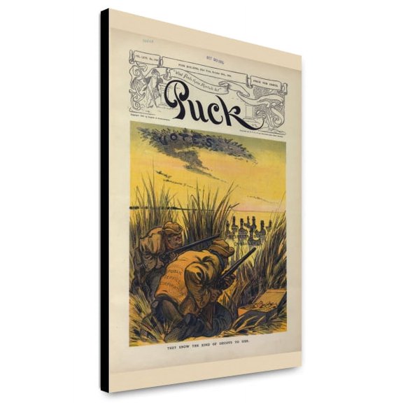 Canvas Print: They Know The Kind Of Decoys To Use, 1909