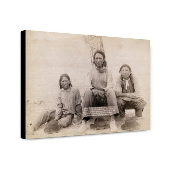 Canvas Print: Three Of Uncle Sam's Pets. We Get Rations Every 29 Days. Our Pulse