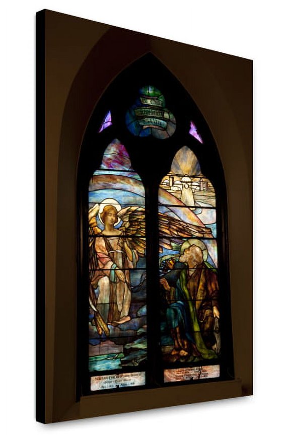 Canvas Print: Tiffany Stained Glass Windows, St. Paul's Episcopal Church, Selma