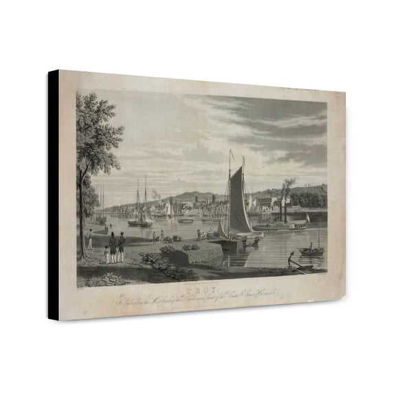 Canvas Print: Troy, 1838