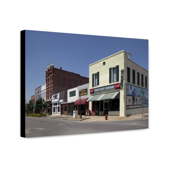Canvas Print: Troy, A City In Pike County, Alabama, 2010