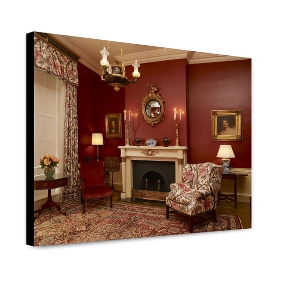 Canvas Print: Truman Study, Blair House, Located Across From The White House