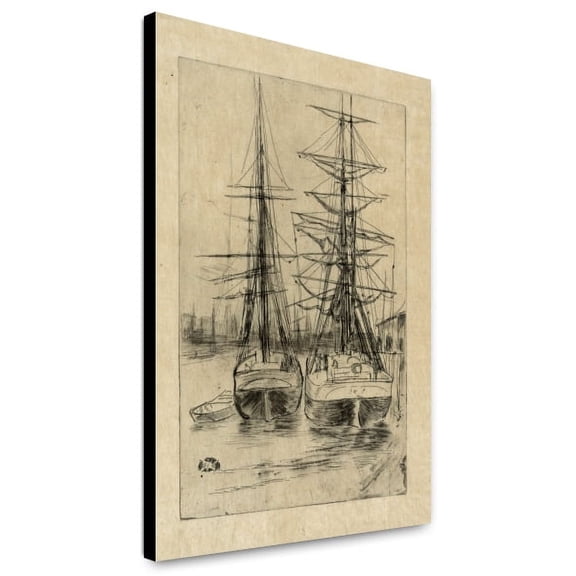 Canvas Print: Two Ships, 1888