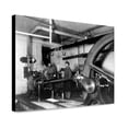 thumbnail image 1 of Canvas Print: Two Young Men Training In Mechanical(?) Engineering At Hampton, 1 of 3