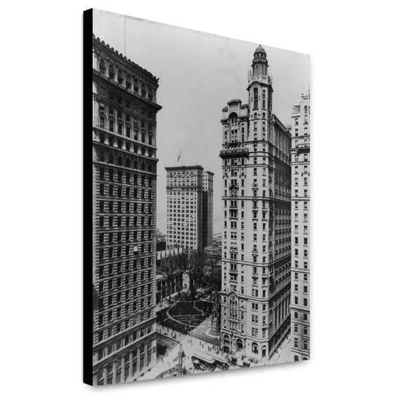 Canvas Print: U.S. Express & Trinity Bldgs., 1913