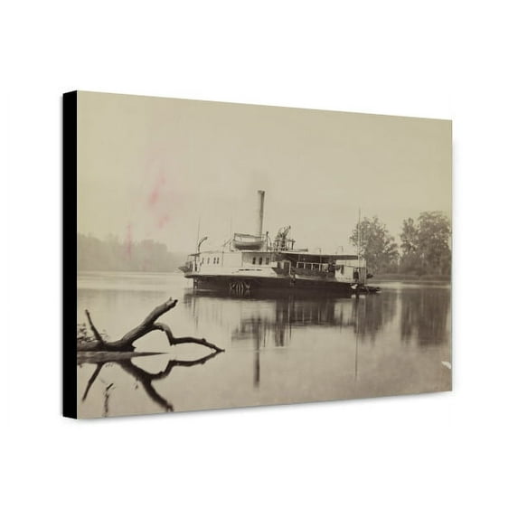 Canvas Print: U.S. Gunboat Commodore Barney, circa 1861