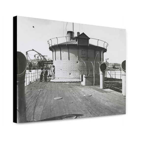 Canvas Print: U.S. Warship, circa 1861