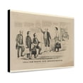 thumbnail image 1 of Canvas Print: Uncle Sam Making New Arrangements, 1860, 1 of 3