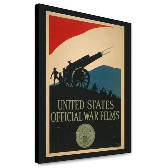 Canvas Print: United States Official War Films, 1917