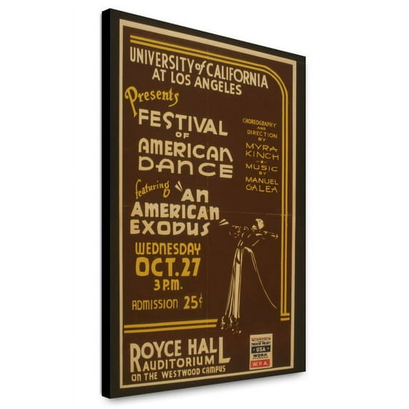Canvas Print: University Of California At Los Angeles Presents Festival Of