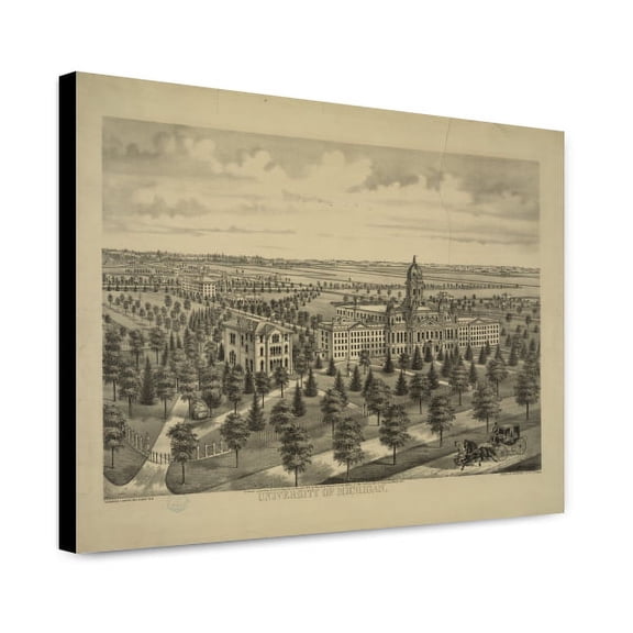Canvas Print: University Of Michigan, 1874
