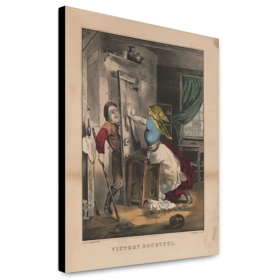 Canvas Print: Victory Doubtful, circa 1856