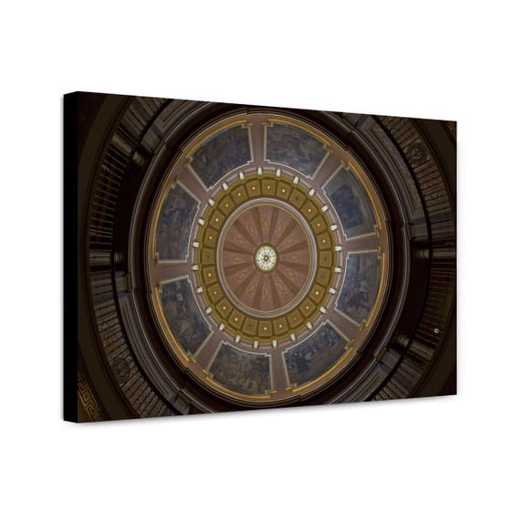 Canvas Print: View Of The Rotunda Looking Straight Up. State Capitol, Montgomery