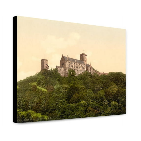 Canvas Print: View On The Wartburg, Ii., Wartburg, Thuringia, Germany, circa 1890
