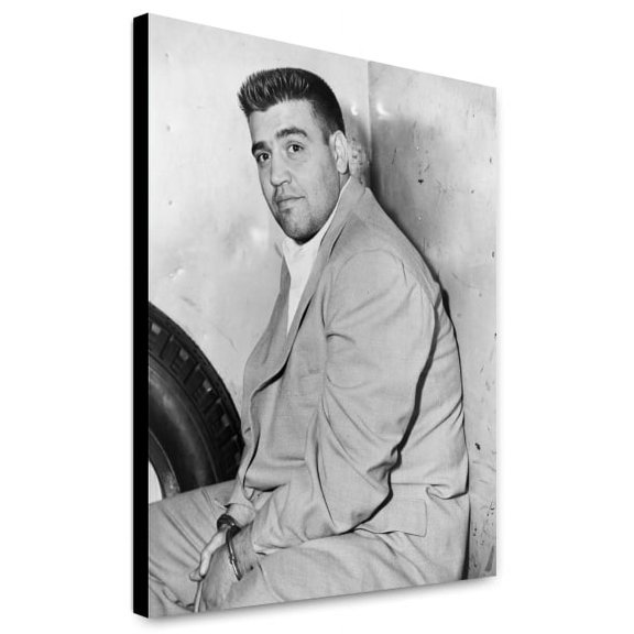 Canvas Print: Vincent Gigante, Three-Quarter Length Portrait, Seated, Facing