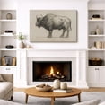 thumbnail image 1 of Canvas Print Vintage Highland Cow Wall Art Animal Rustic Decorative for Living Room Bedroom - 16"x24", 1 of 8