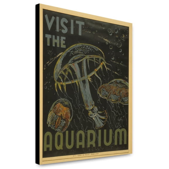 Canvas Print: Visit The Aquarium, 1936