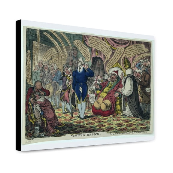 Canvas Print: Visiting The Sick, 1806