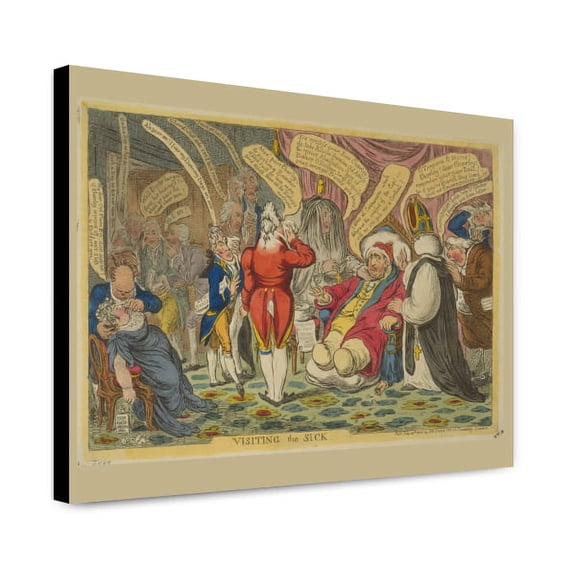 Canvas Print: Visiting The Sick, 1806