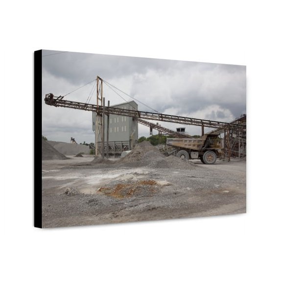 Canvas Print: Vulcan Materials Company Limestone Quarry, Tuscumbia, Alabama, 2010