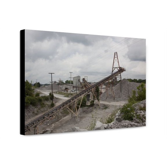 Canvas Print: Vulcan Materials Company Limestone Quarry, Tuscumbia, Alabama, 2010