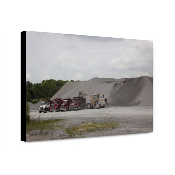 Canvas Print: Vulcan Materials Company Limestone Quarry, Tuscumbia, Alabama, 2010