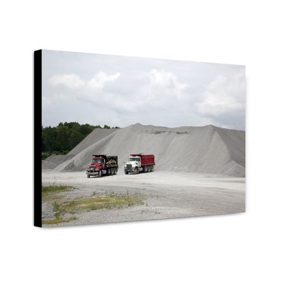 Canvas Print: Vulcan Materials Company Limestone Quarry, Tuscumbia, Alabama, 2010